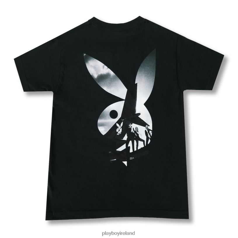 Playboy Men DC9 Tee HBFB29 Clothing Black