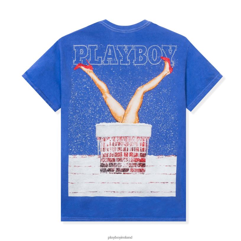 Playboy Men December 2013 Pigment Washed T-Shirt HBFB175 Clothing Original