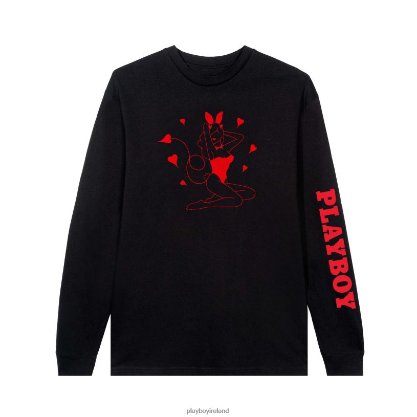 Playboy Men Devil Bunny Long Sleeve HBFB17 Clothing Original