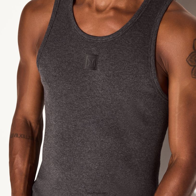 Playboy Men Essentials Rib Tank HBFB312 Clothing Storm