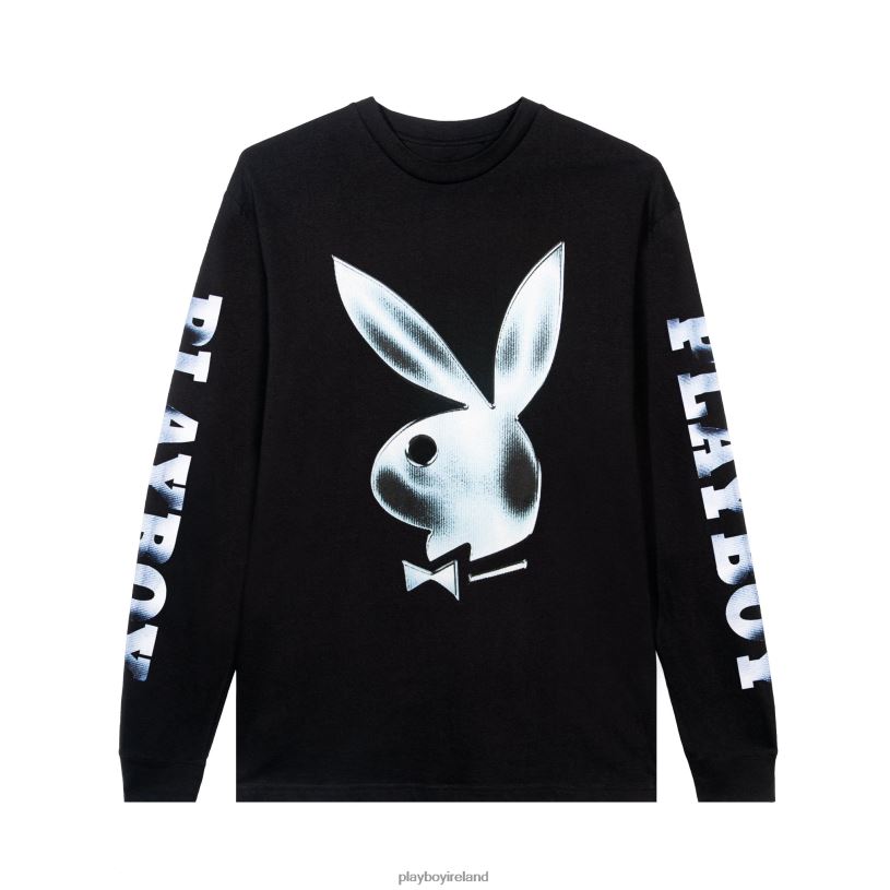 Playboy Men Foil Rabbit Head Long Sleeve HBFB238 Clothing Original
