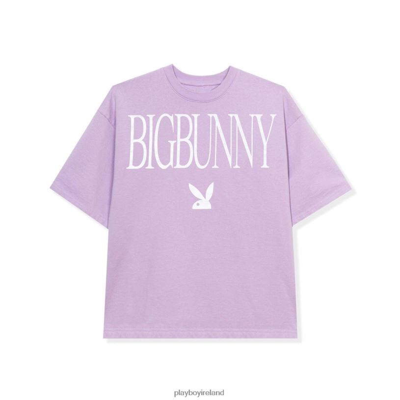 Playboy Men Heavyweight Fleece Tee HBFB153 Clothing Mauve