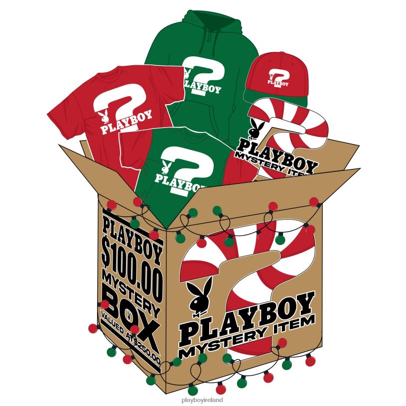 Playboy Men Holiday Mystery Box 3 HBFB342 Clothing Original