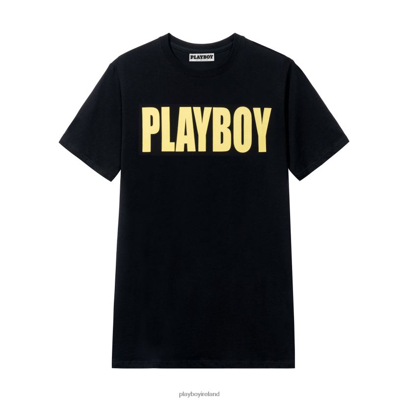 Playboy Men Impact T-Shirt HBFB299 Clothing Black