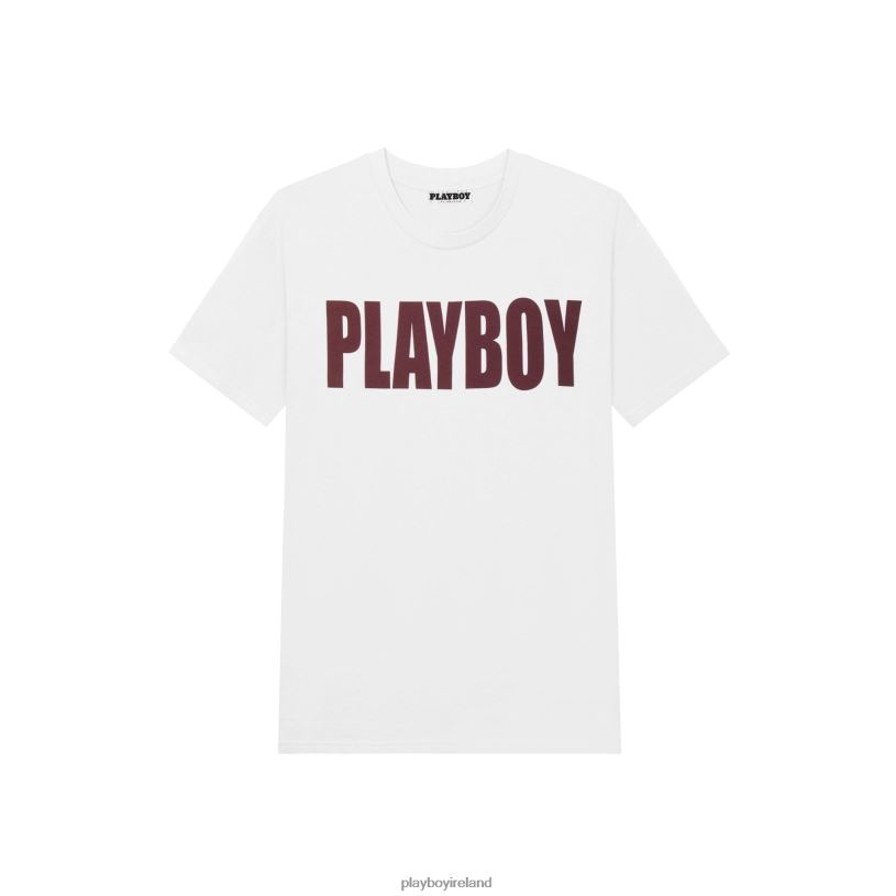 Playboy Men Impact T-Shirt HBFB302 Clothing White