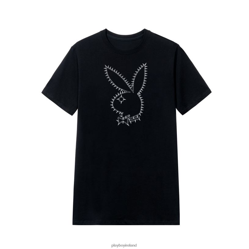 Playboy Men Industrial Bunny T-Shirt HBFB145 Clothing Original