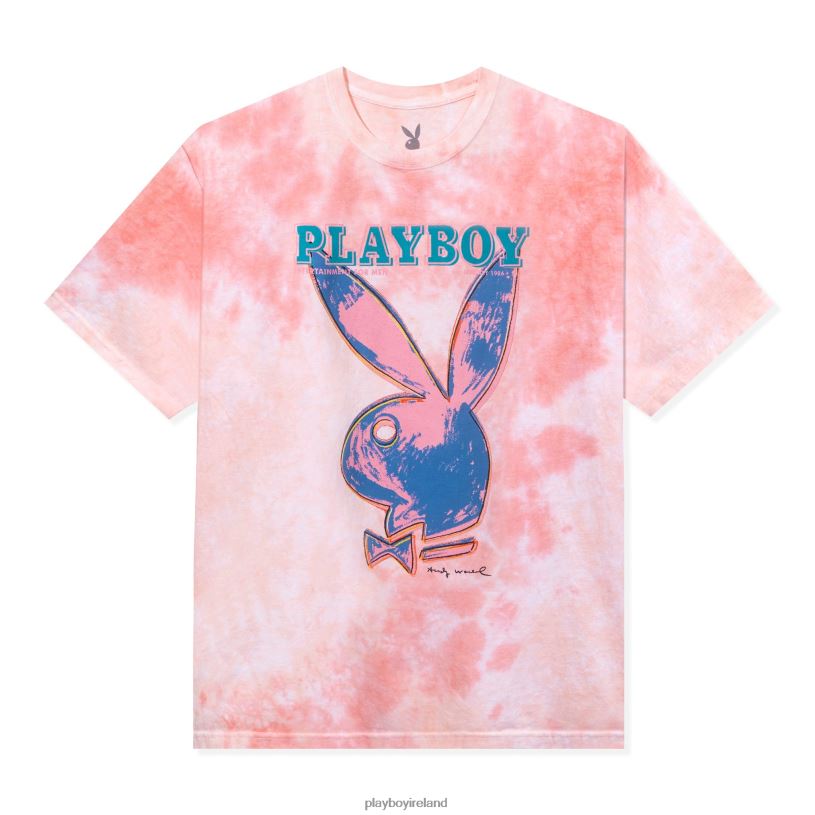 Playboy Men January 1986 Andy Warhol Cover Tie Dye T-Shirt HBFB280 Clothing Original
