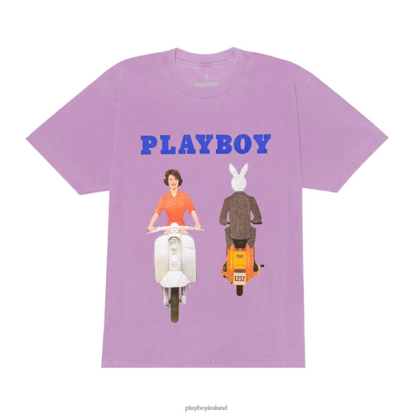 Playboy Men June 1959 Cover Tee HBFB246 Clothing Lilac