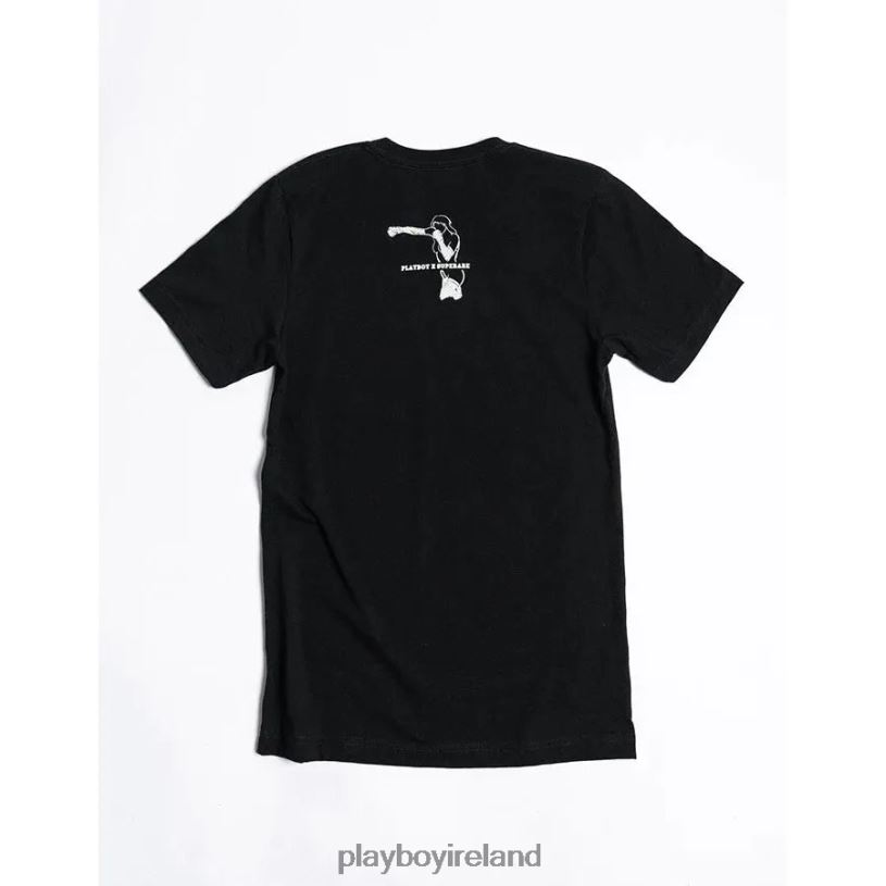 Playboy Men Knockout T-Shirt HBFB16 Clothing Black