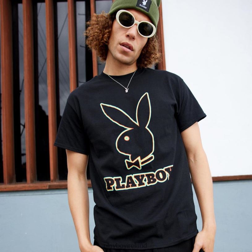 Playboy Men Outline Graphic Tee HBFB259 Clothing Original