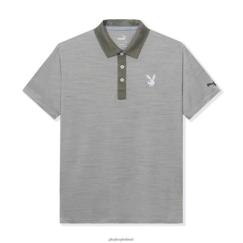 Playboy Men Puma Golf Legend Polo HBFB223 Clothing Olive