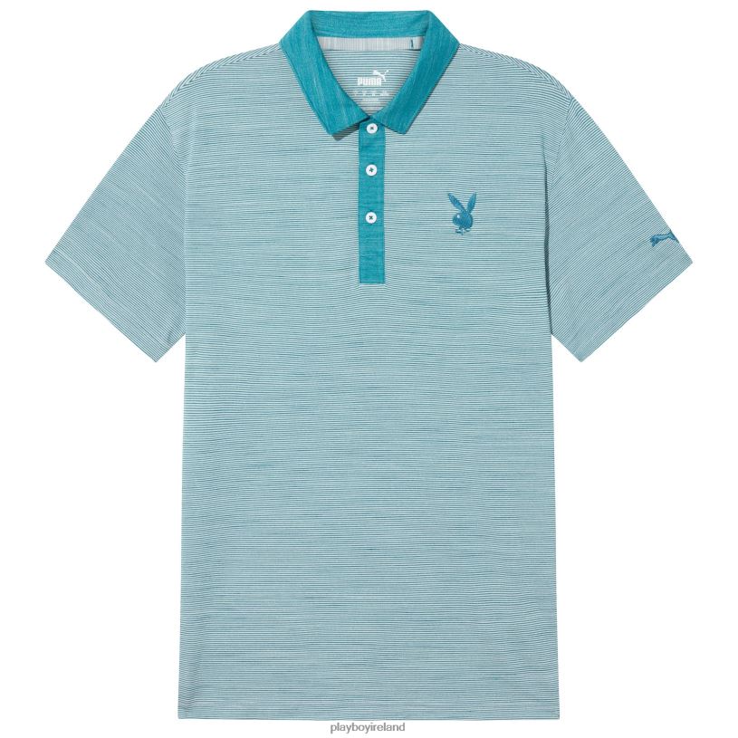 Playboy Men Puma Golf Legend Polo HBFB224 Clothing Teal
