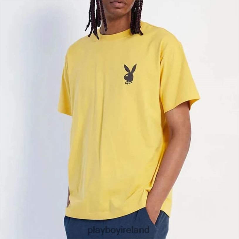Playboy Men Rocky Point Tee HBFB254 Clothing Gold