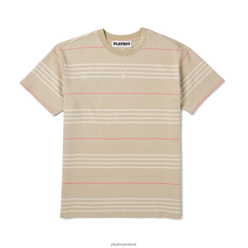 Playboy Men Short Sleeve Tee HBFB271 Clothing Plaid