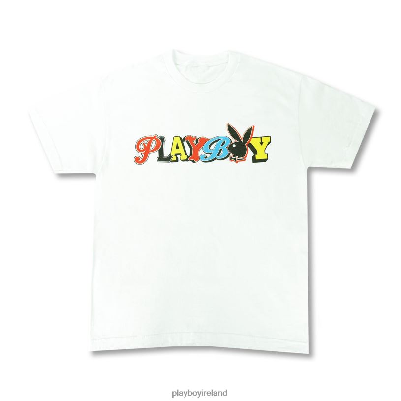 Playboy Men Sporty Tee HBFB67 Clothing White