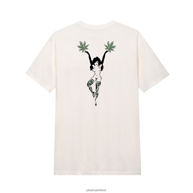 Playboy Men Team Femlin T-Shirt HBFB76 Clothing Green