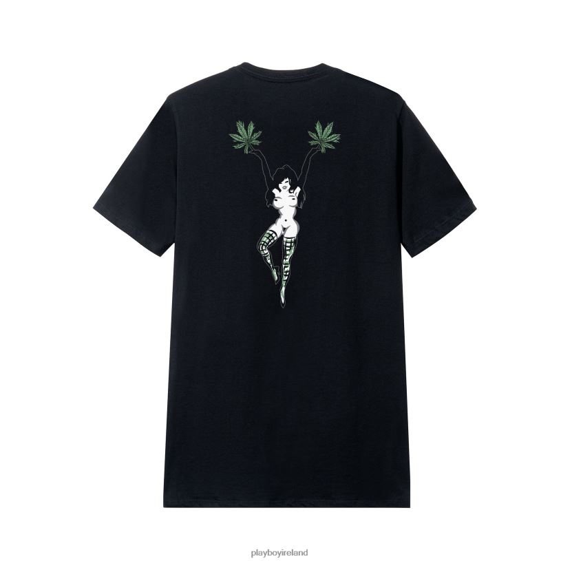 Playboy Men Team Femlin T-Shirt HBFB78 Clothing Green