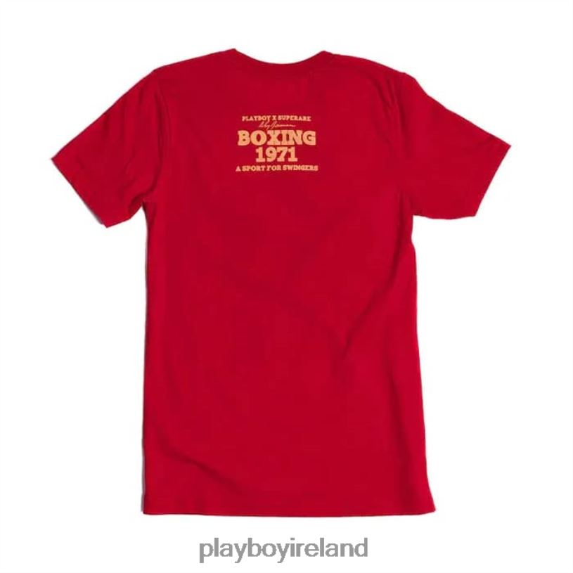 Playboy Men VIP T-Shirt HBFB56 Clothing Red