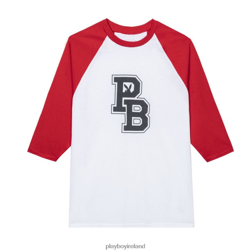 Playboy Men Varsity Letters Raglan HBFB268 Clothing Original