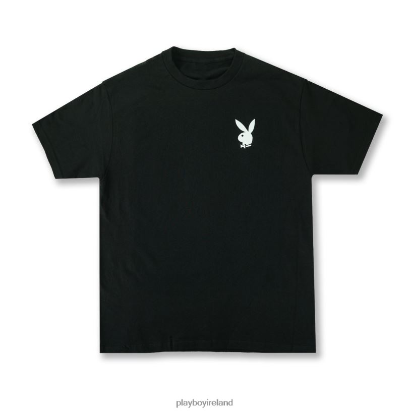 Playboy x Coi Leray Men Kanji Tee HBFB326 Clothing Black