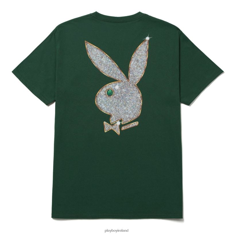 Playboy x HUF Men Rabbit Head T-Shirt HBFB319 Clothing Green