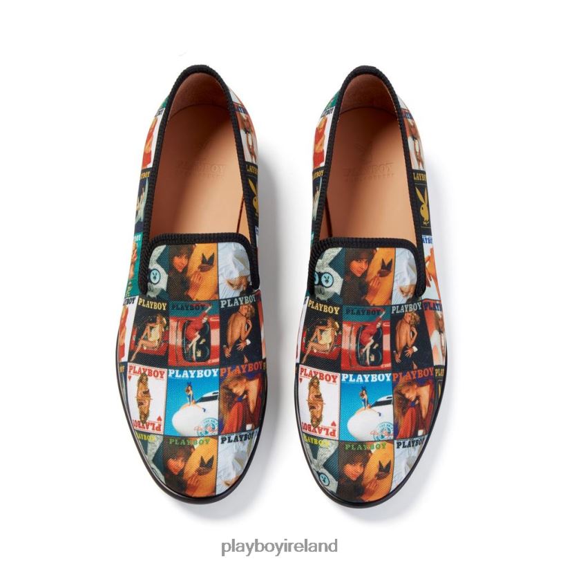 Playboy Men Duke + Dexter Magazine Cover Loafers HBFB846 Footwear Original