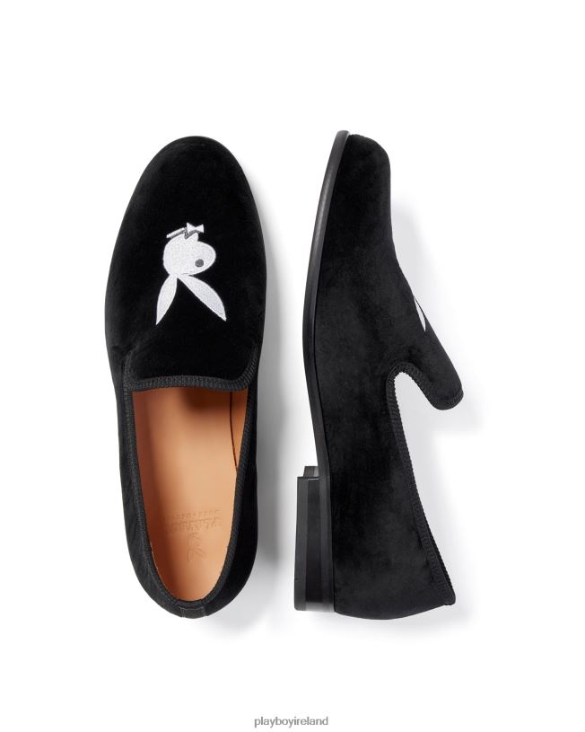 Playboy Men Duke + Dexter Velvet Bunny Loafers HBFB847 Footwear Original