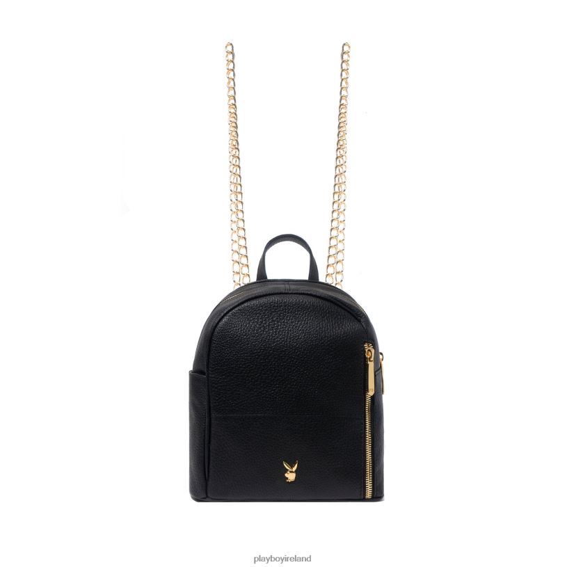 Playboy Women Leather Mini Backpack HBFB1593 Accessory Black