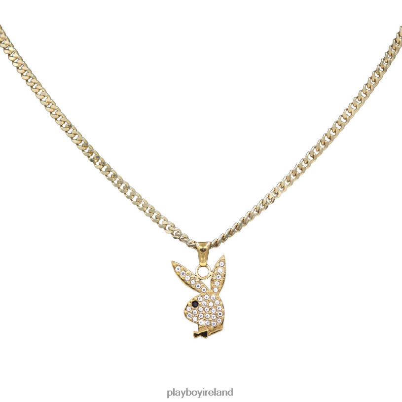 Playboy Women The Dainty Choker HBFB1644 Accessory Gold