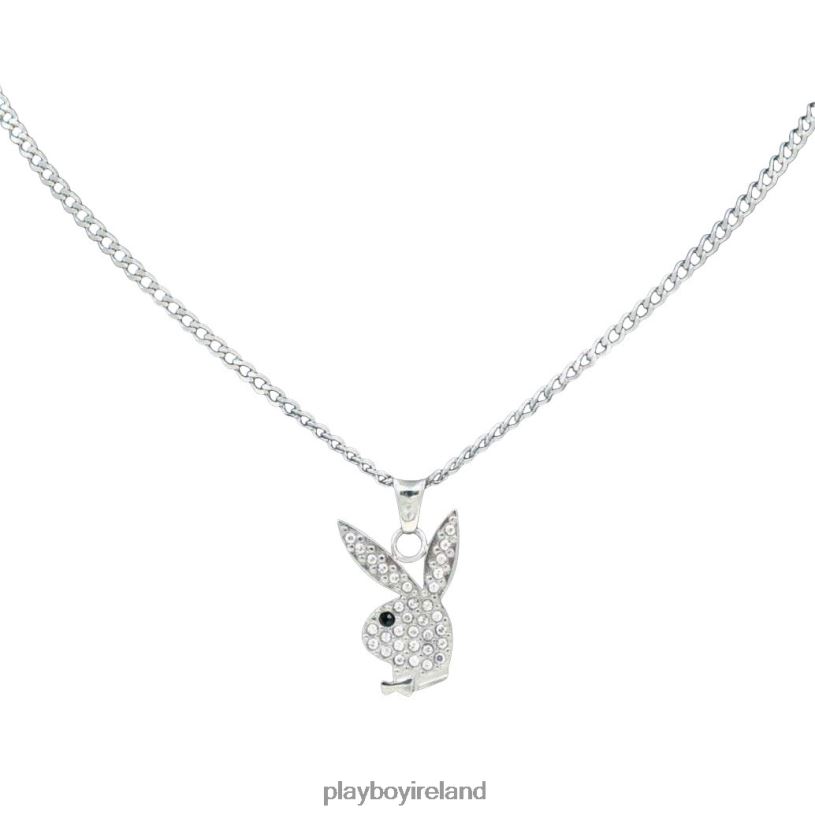 Playboy Women The Dainty Choker HBFB1645 Accessory Silver