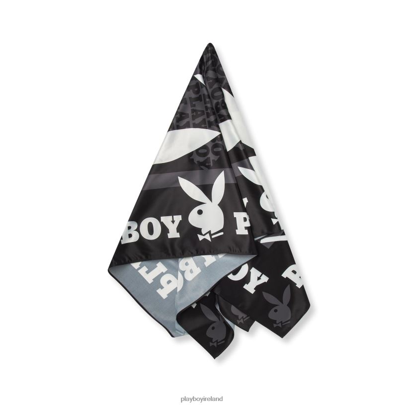 Playboy Women Bunny Every Way Scarf HBFB1592 Accessory Black