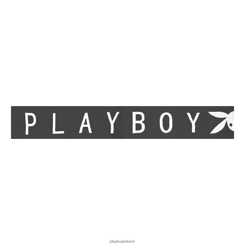 Playboy Women Knit Logo Scarf HBFB1604 Accessory Black