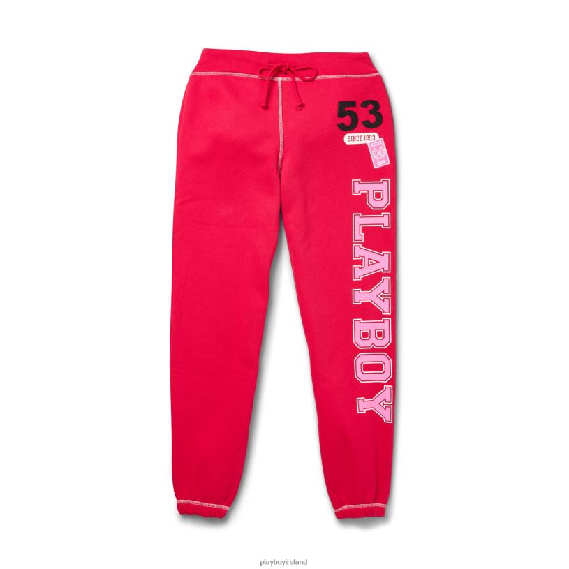 Playboy Women 1953 Champions Sweatpant HBFB1273 Clothing Crimson