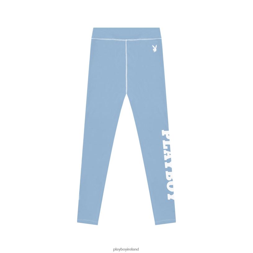 Playboy Women Active Branded Legging HBFB1332 Clothing Blue