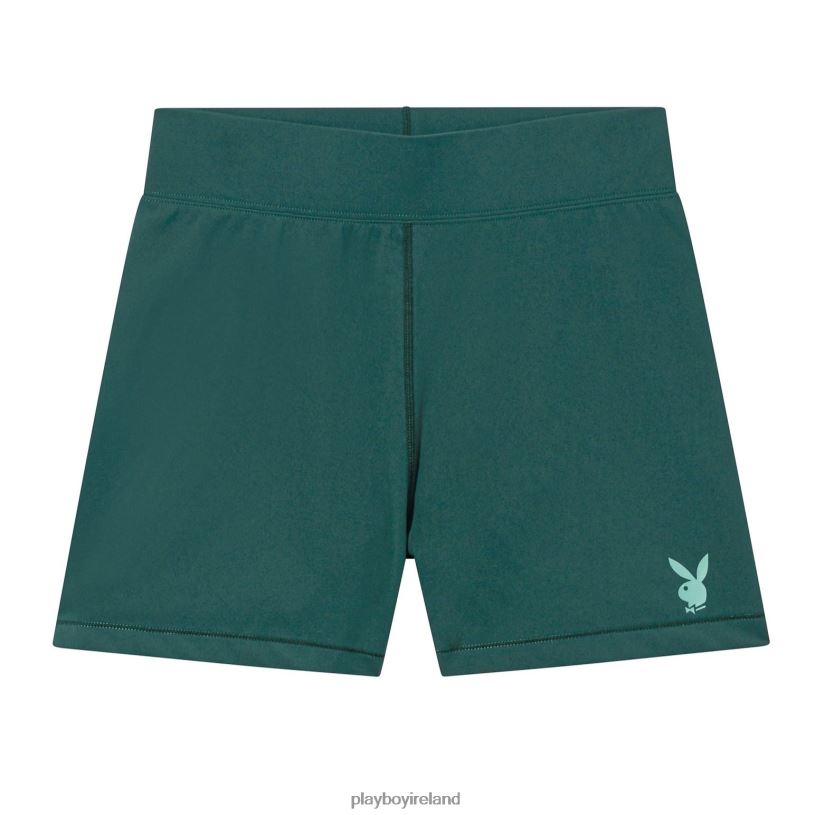 Playboy Women Biking Short HBFB1281 Clothing Green