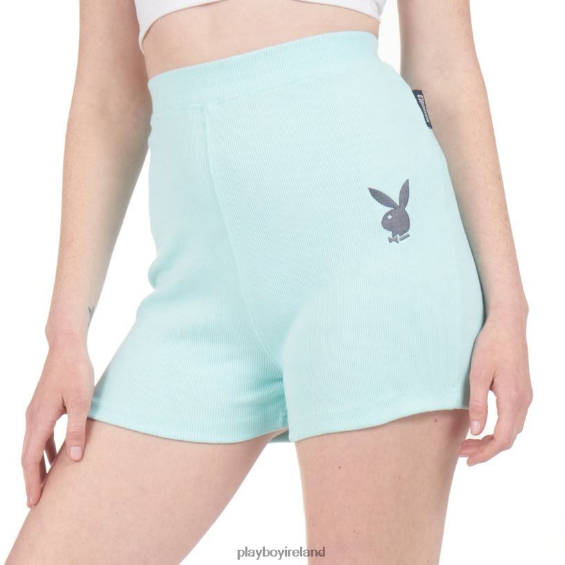 Playboy Women Classic Biking Short HBFB1286 Clothing Mint