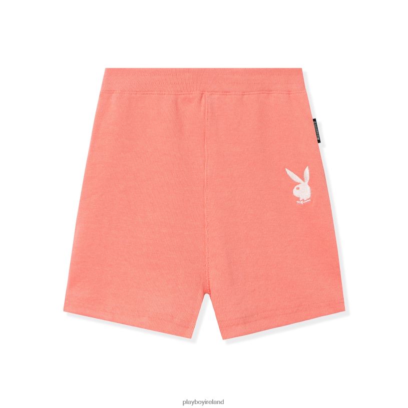 Playboy Women Classic Biking Short HBFB1287 Clothing Pink
