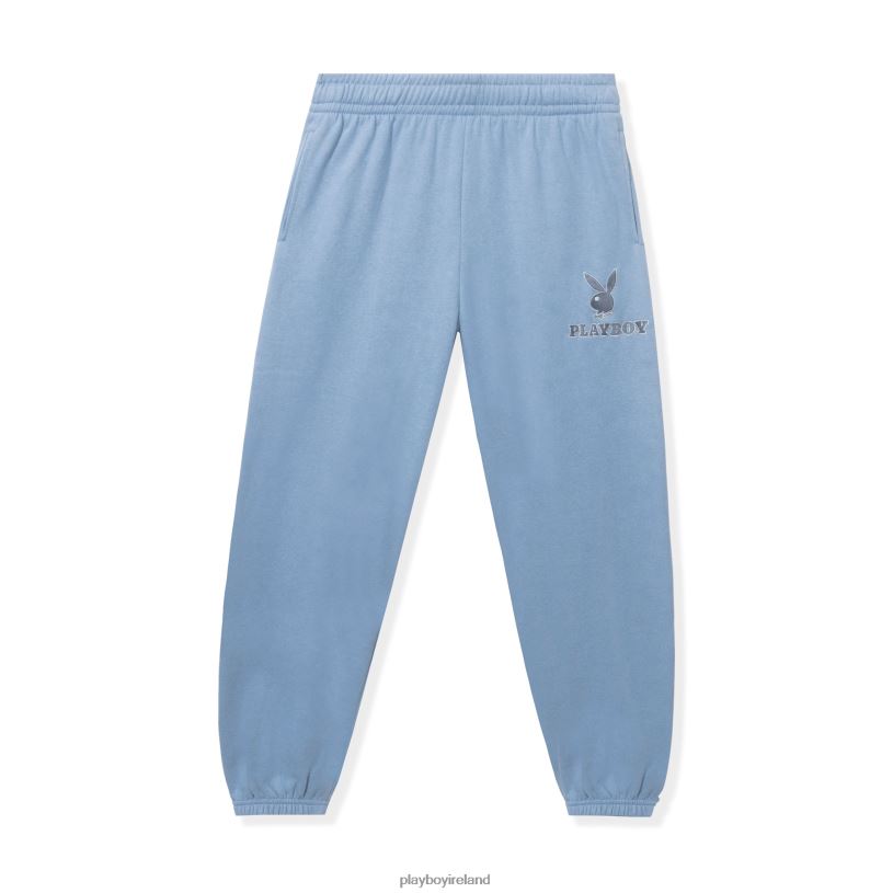 Playboy Women Classic Boyfriend Sweatpants HBFB1203 Clothing Marina Blue