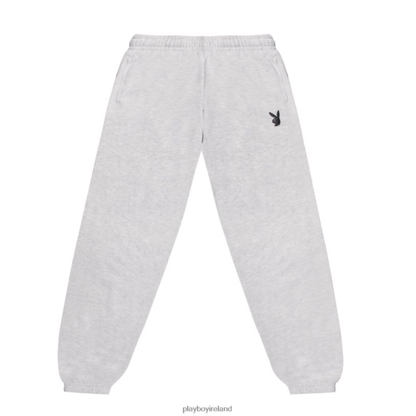 Playboy Women Classic Boyfriend Sweatpants HBFB1205 Clothing Grey