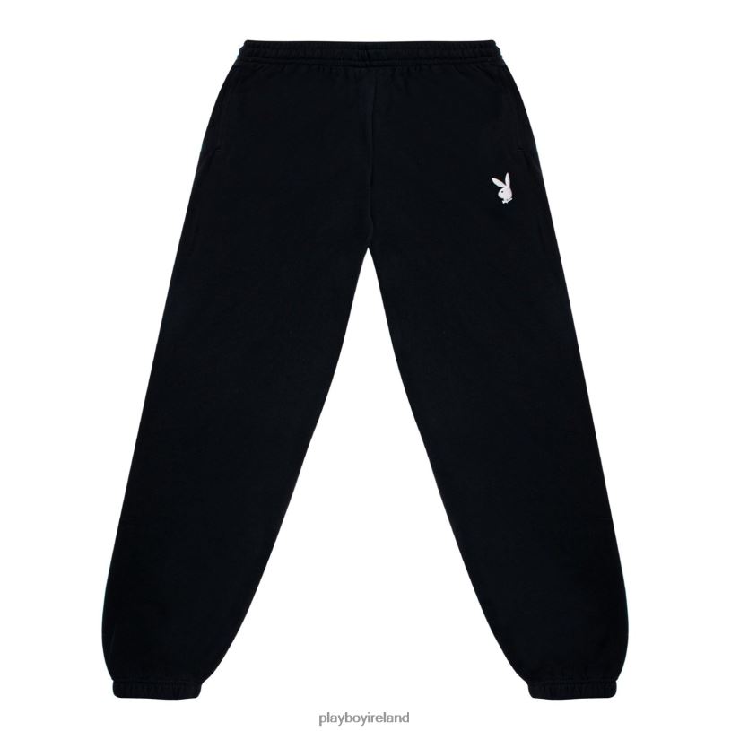Playboy Women Classic Boyfriend Sweatpants HBFB1206 Clothing Black