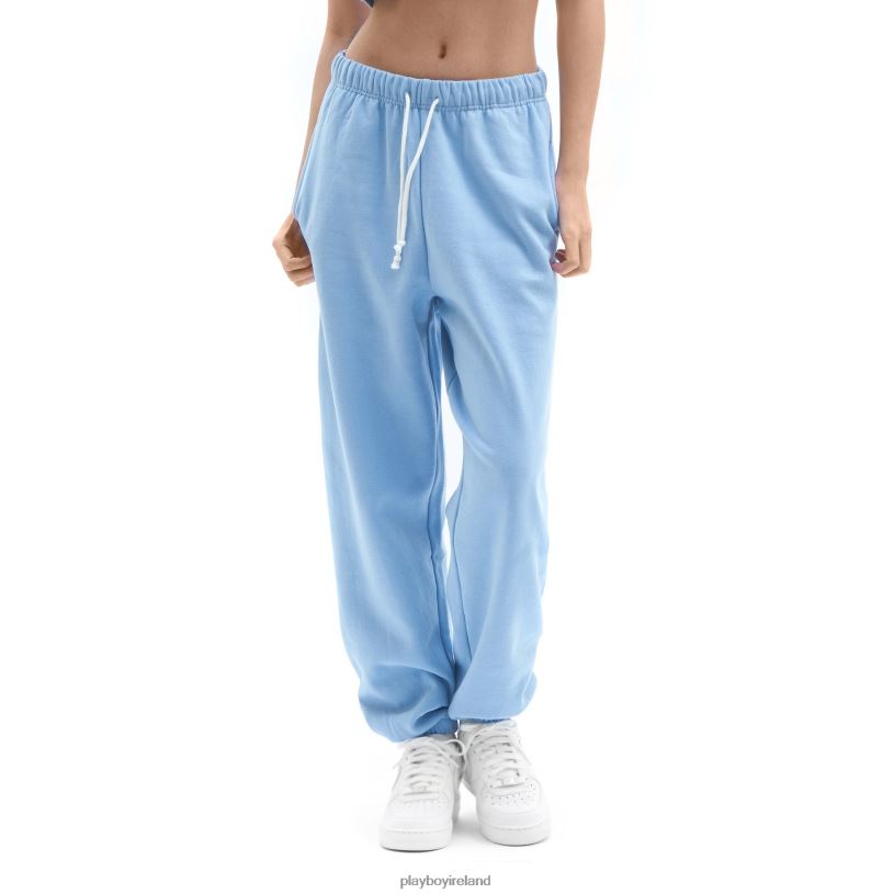 Playboy Women Cool Down Sweatpants HBFB1246 Clothing Blue