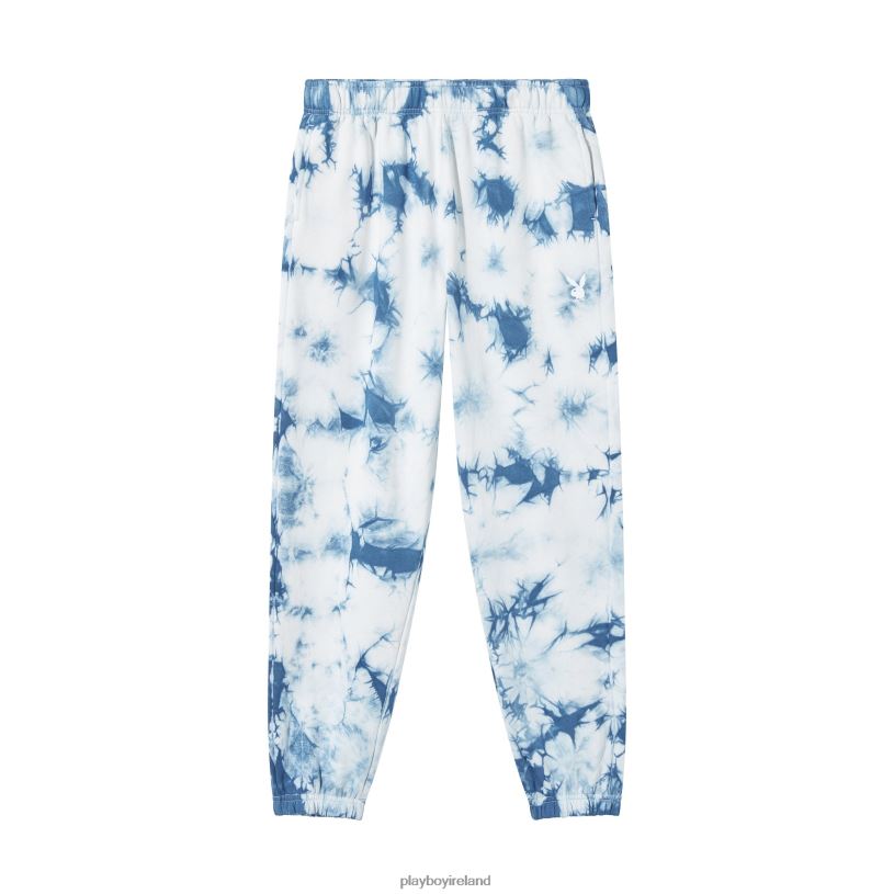 Playboy Women Crystal Tie-Dye Sweatpant HBFB1308 Clothing Crystal Blue