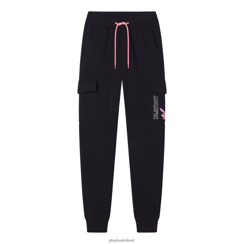 Playboy Women Jogger Sweatpants HBFB1233 Clothing Black