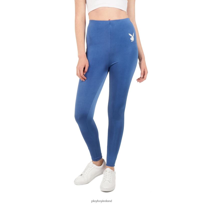 Playboy Women Lifestyle Legging HBFB1317 Clothing Blue