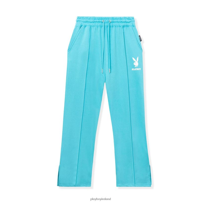 Playboy Women Logo Sweatpants HBFB1223 Clothing Light Blue