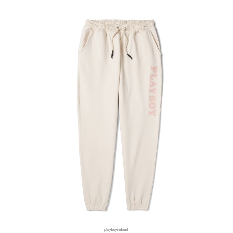 Playboy Women Oversized Joggers HBFB1306 Clothing Sand
