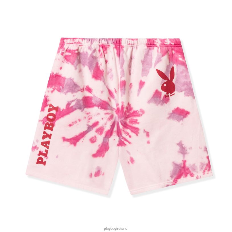 Playboy Women Playmate Tie Dye Short HBFB1256 Clothing Pink