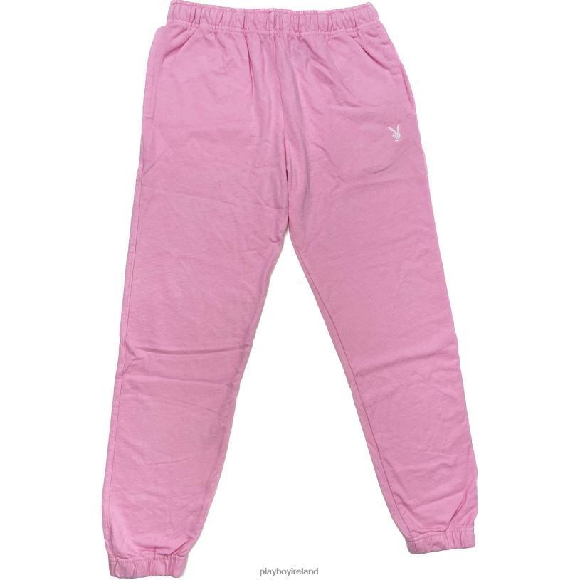 Playboy Women Playmate of the Year Jogger Print HBFB1207 Clothing Pink/White