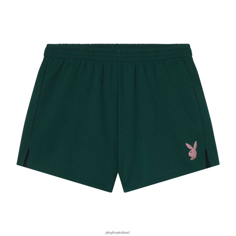 Playboy Women Polar Sweatshort HBFB1313 Clothing Rain forest