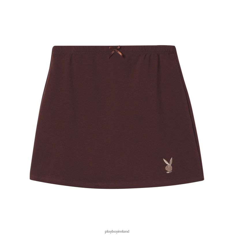 Playboy Women Princess Skirt HBFB1235 Clothing Brown